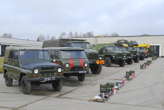 Các phương tiện của Trung đoàn công binh số 12, Lục quân Ucraina